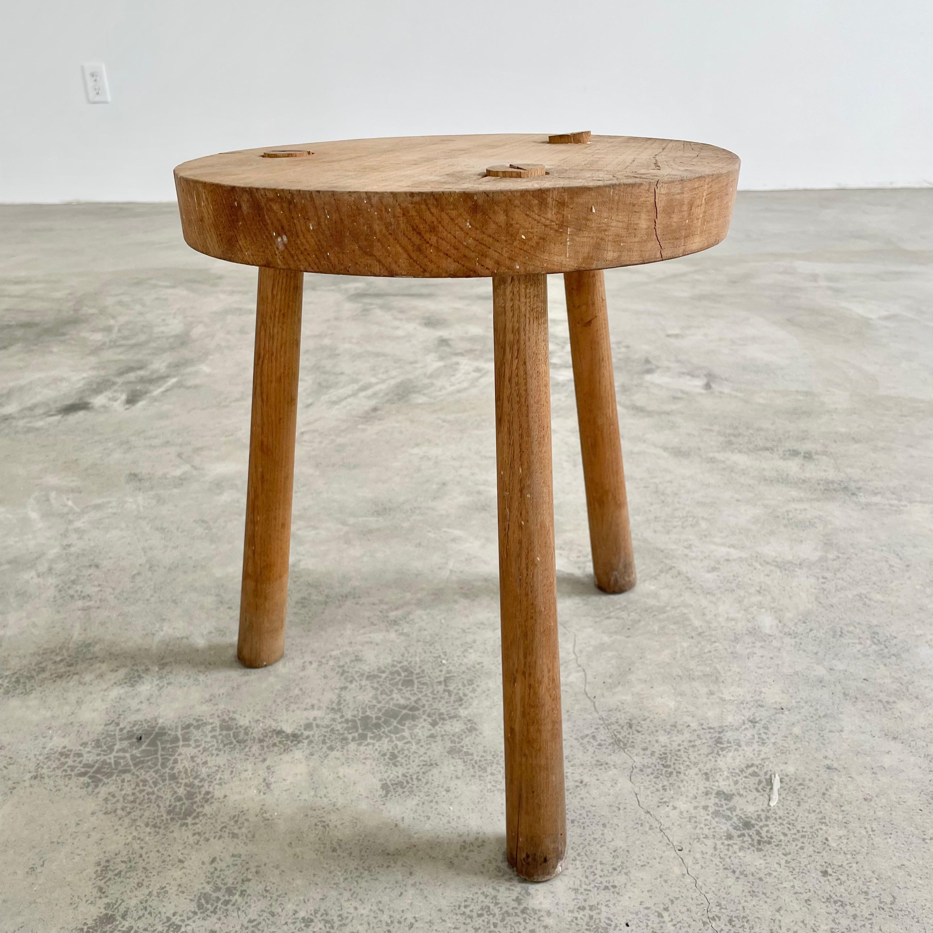 tripod stool wooden