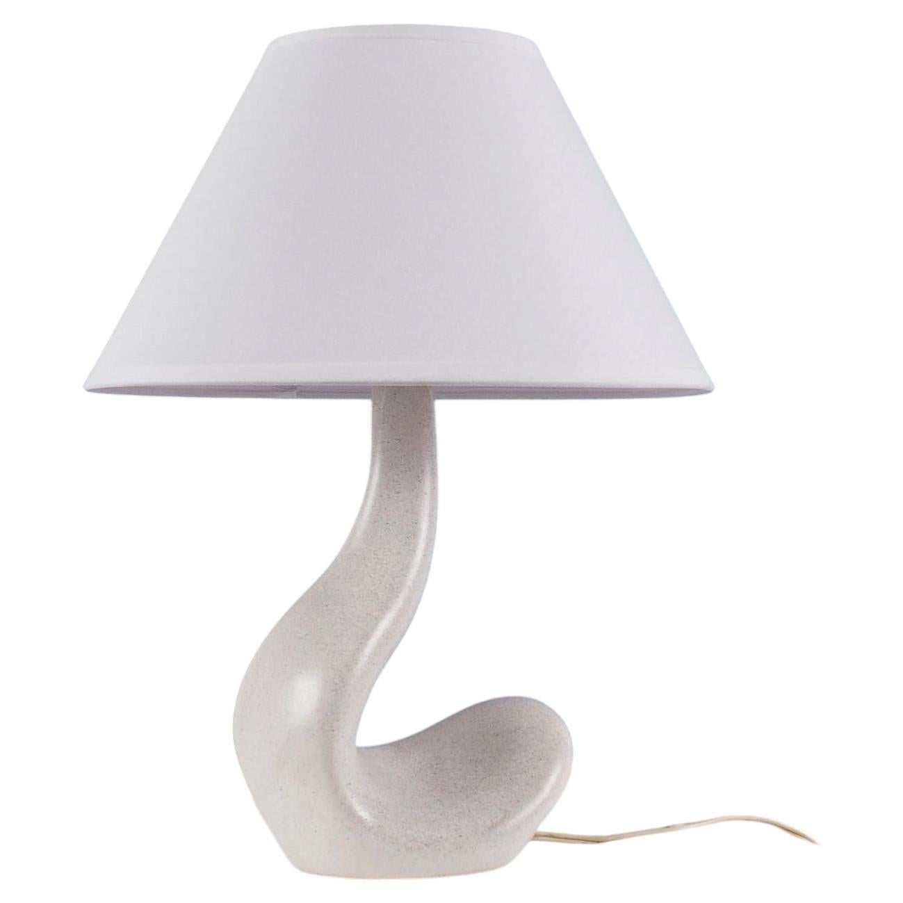French work - Table lamp in ceramic - France, circa 1950 For Sale