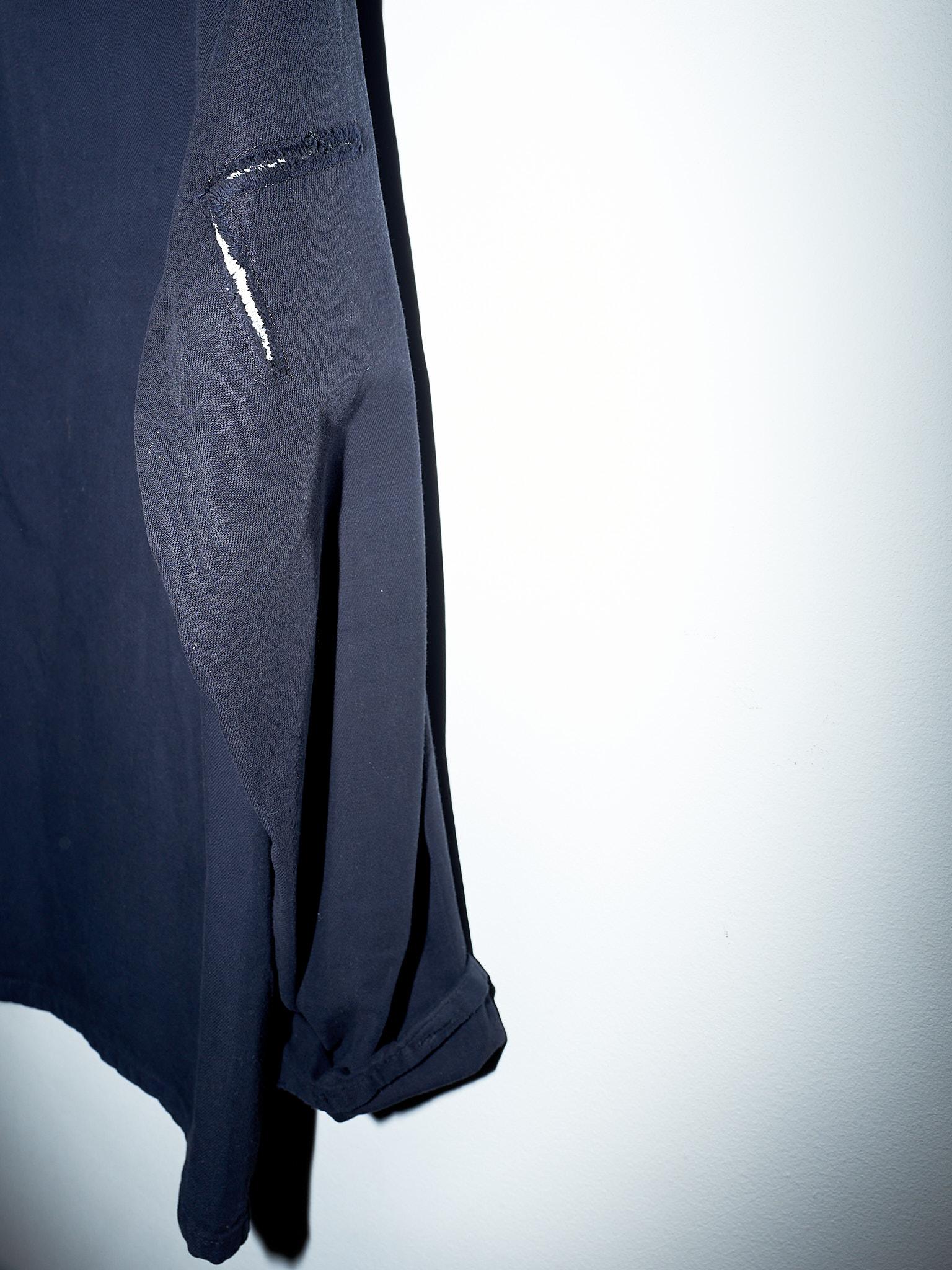 French Work Wear Black Multi Color Lurex Tweed Large J Dauphin 1
