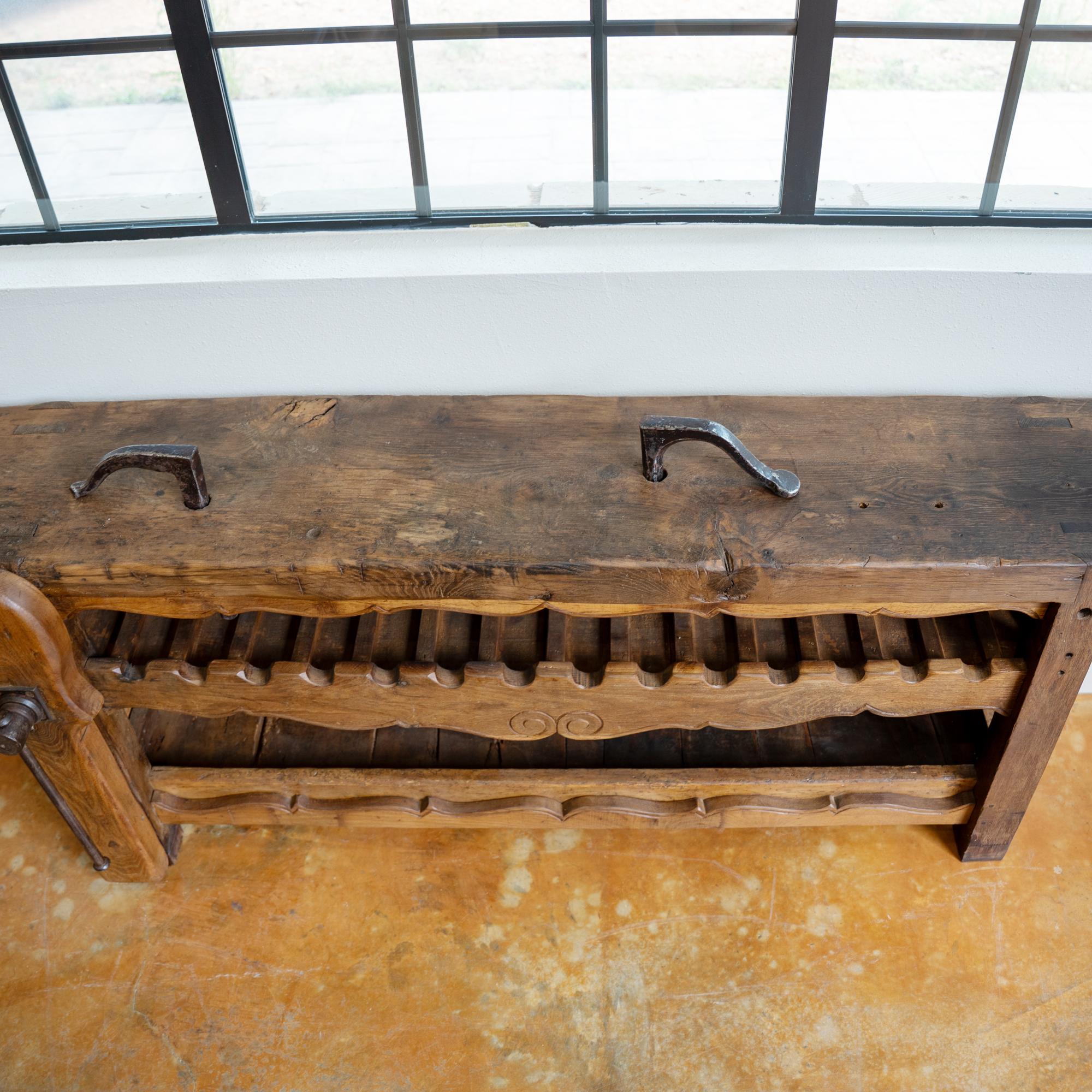 Rustic French Workbench Circa 1890