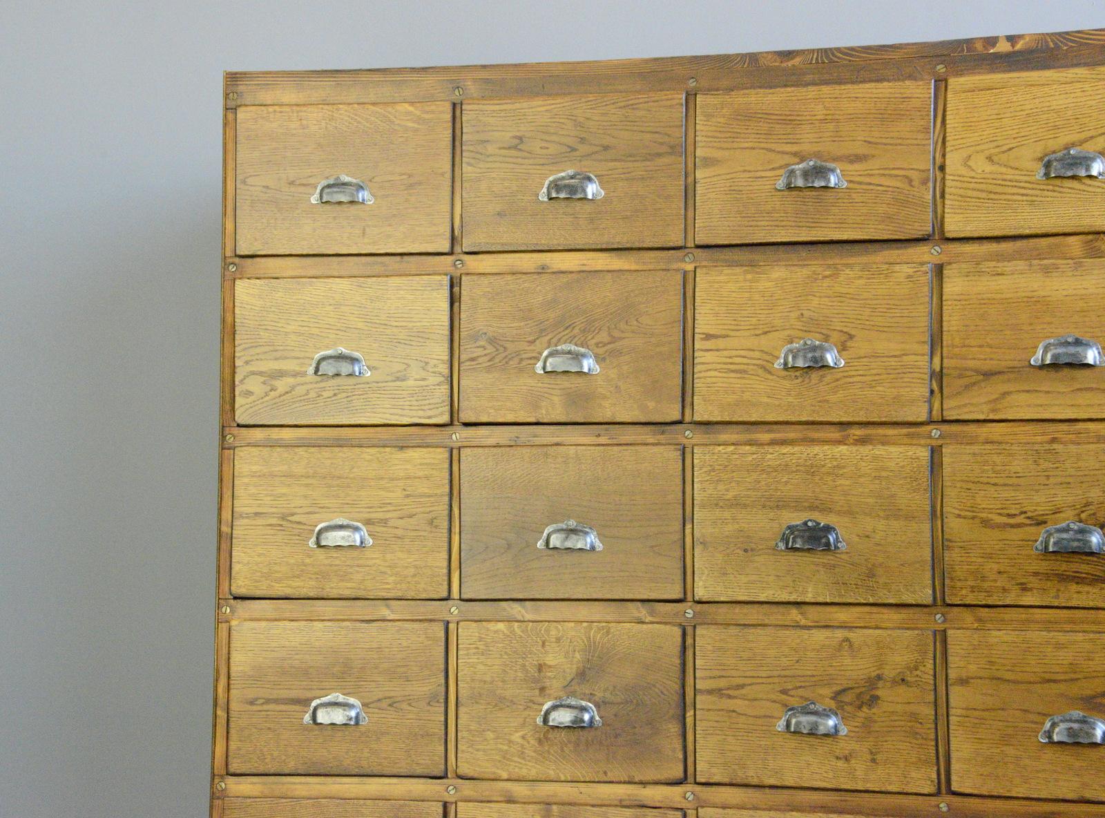 French Workshop Drawers, Circa 1930s For Sale 5
