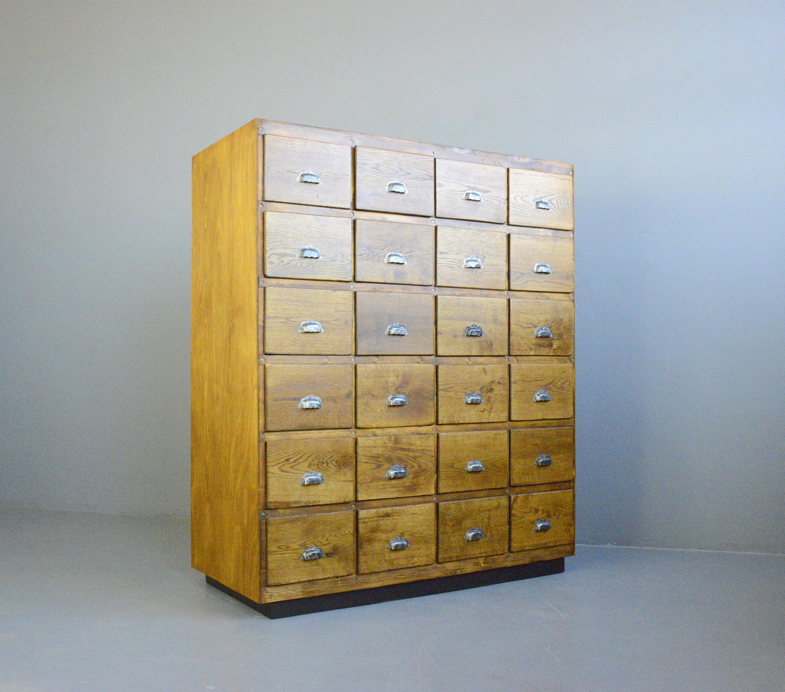 Industrial French Workshop Drawers, Circa 1930s For Sale