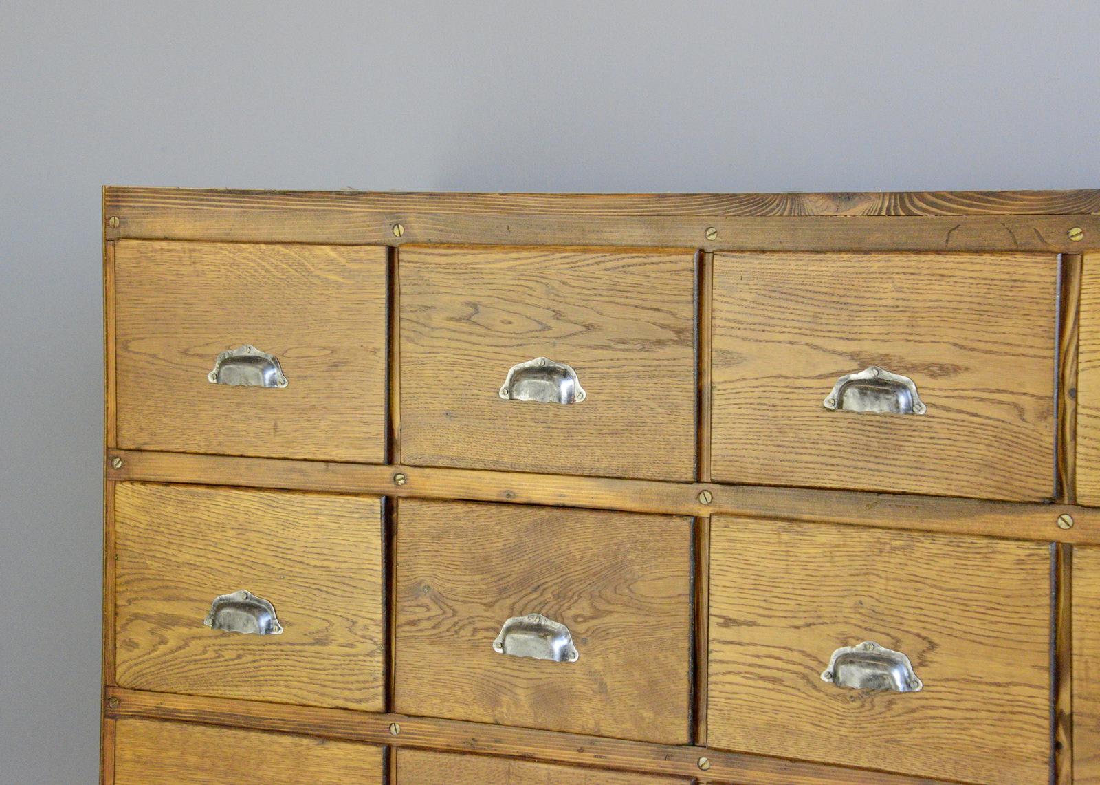 French Workshop Drawers, Circa 1930s For Sale 1