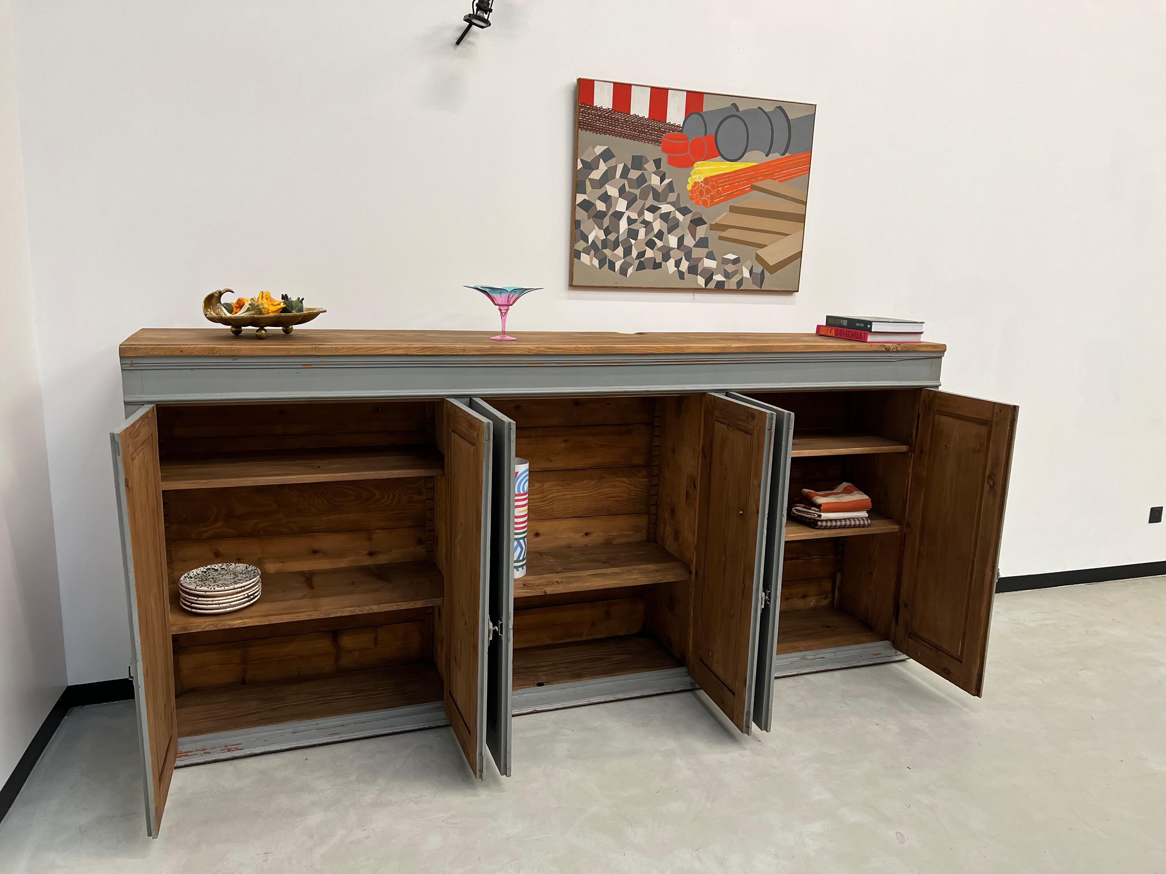 French workshop sideboard in XXL format, from the 1950s 12