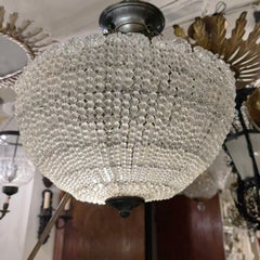 Luminaire en cristal tressé français