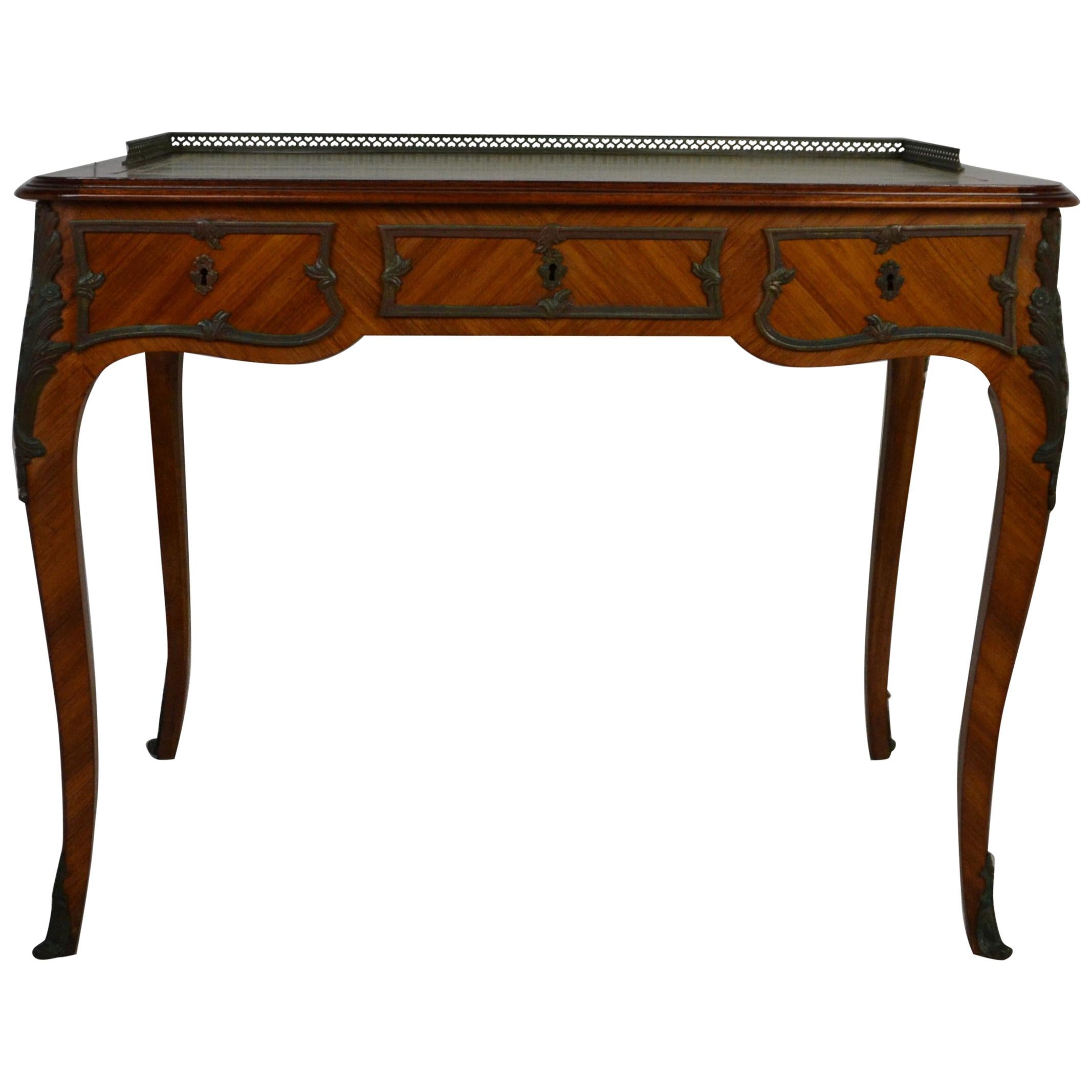 French Writing Desk / Bureau Plat at 1stDibs
