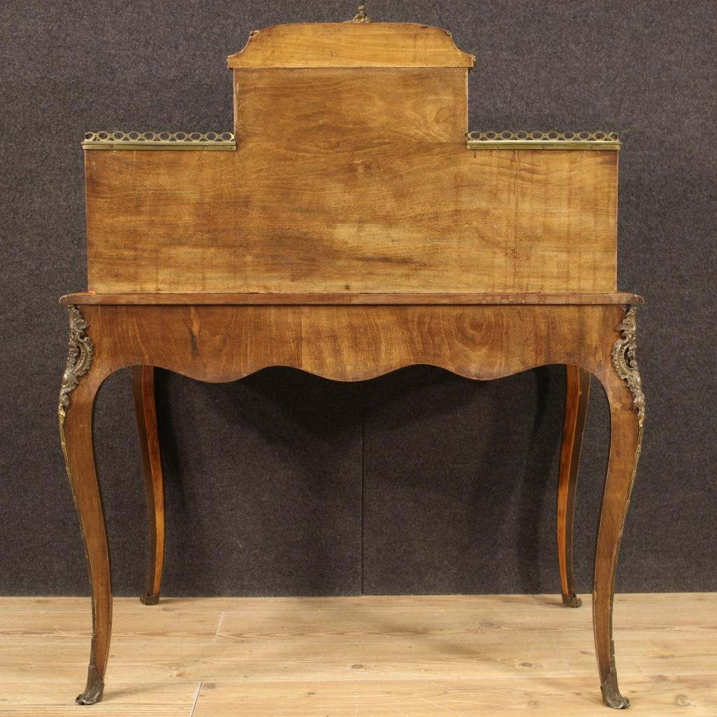 French Writing Desk in Inlaid Wood, 20th Century  For Sale 8