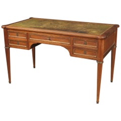 French Writing Desk in Mahogany, Cherry and Beech, 20th Century
