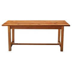 French Writing Desk in Solid Pine