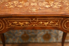 French Writing Desk Louis XVI Bureau Plat Inlay