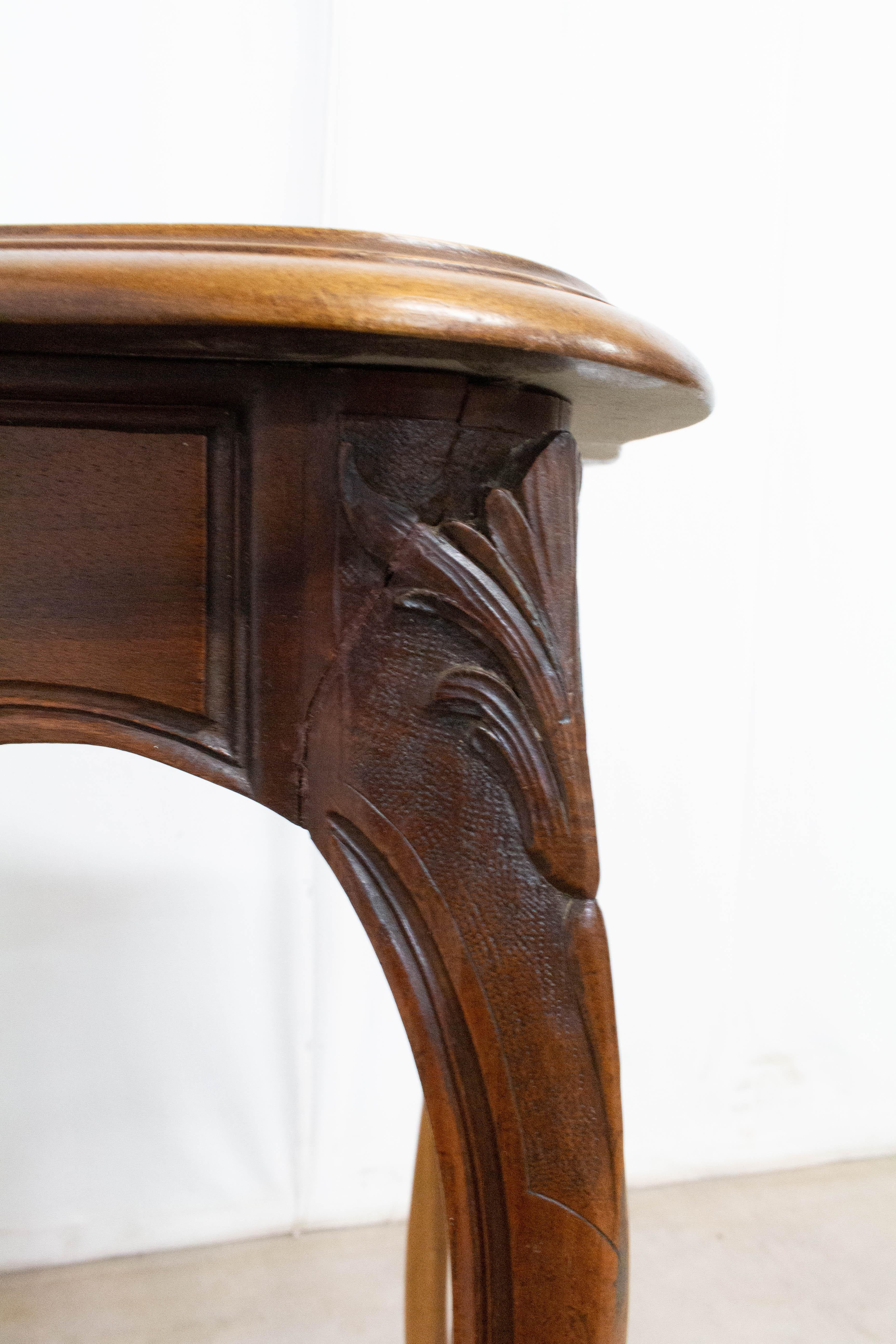Schreibtisch, Schreibtisch oder Beistelltisch im Rocaille-Stil aus der Mitte des Jahrhunderts im Angebot 1