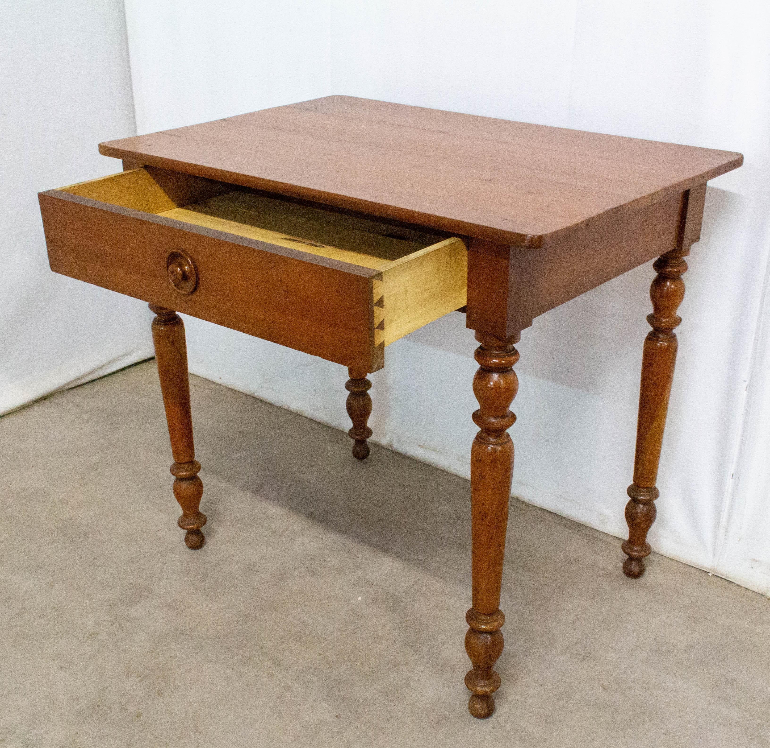 French Writing Table Louis Philippe Desk or Side Table, 19th Century 1