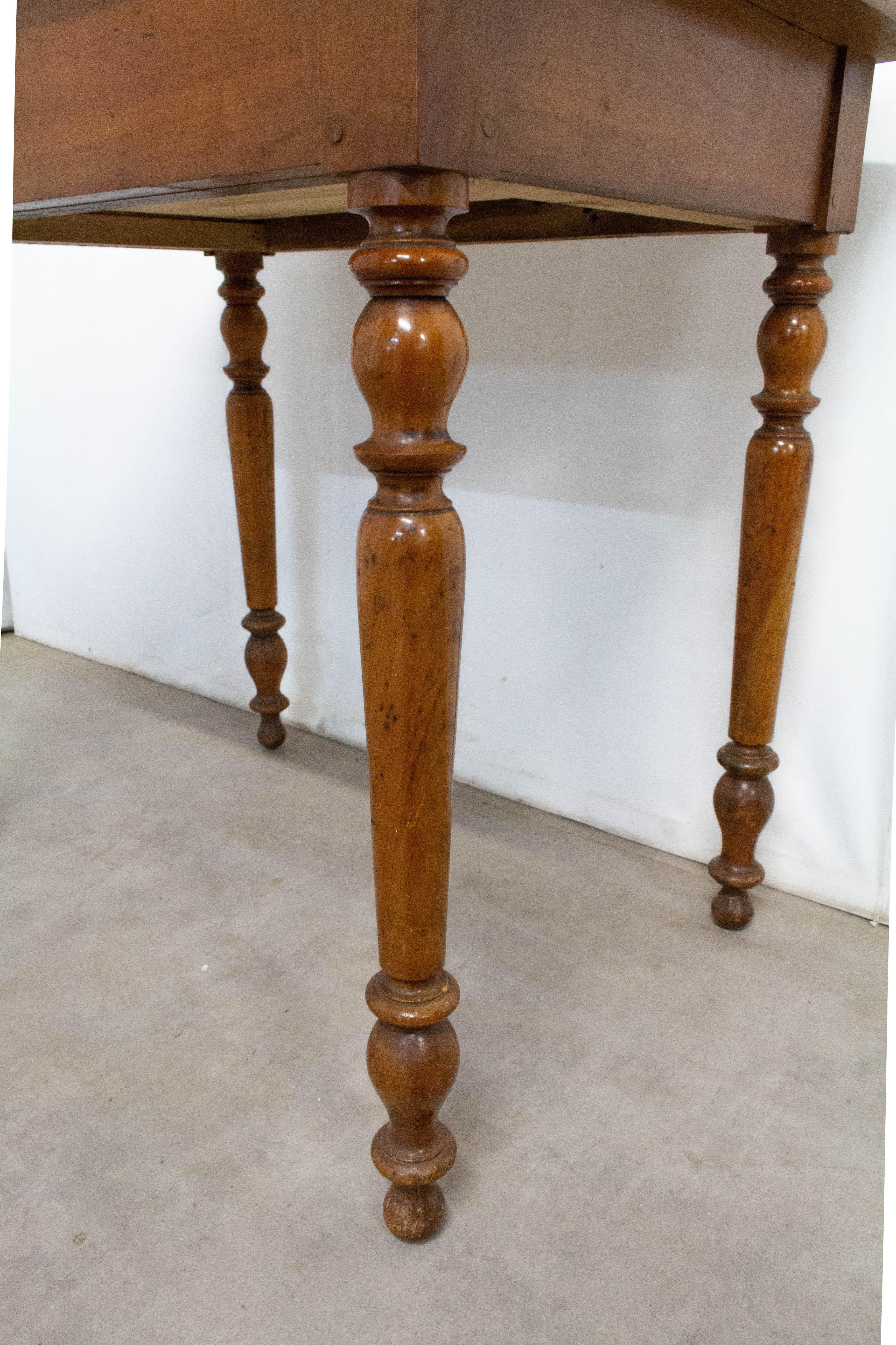 French Writing Table Louis Philippe Desk or Side Table, 19th Century 3