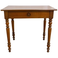 French Writing Table Louis Philippe Desk or Side Table, 19th Century