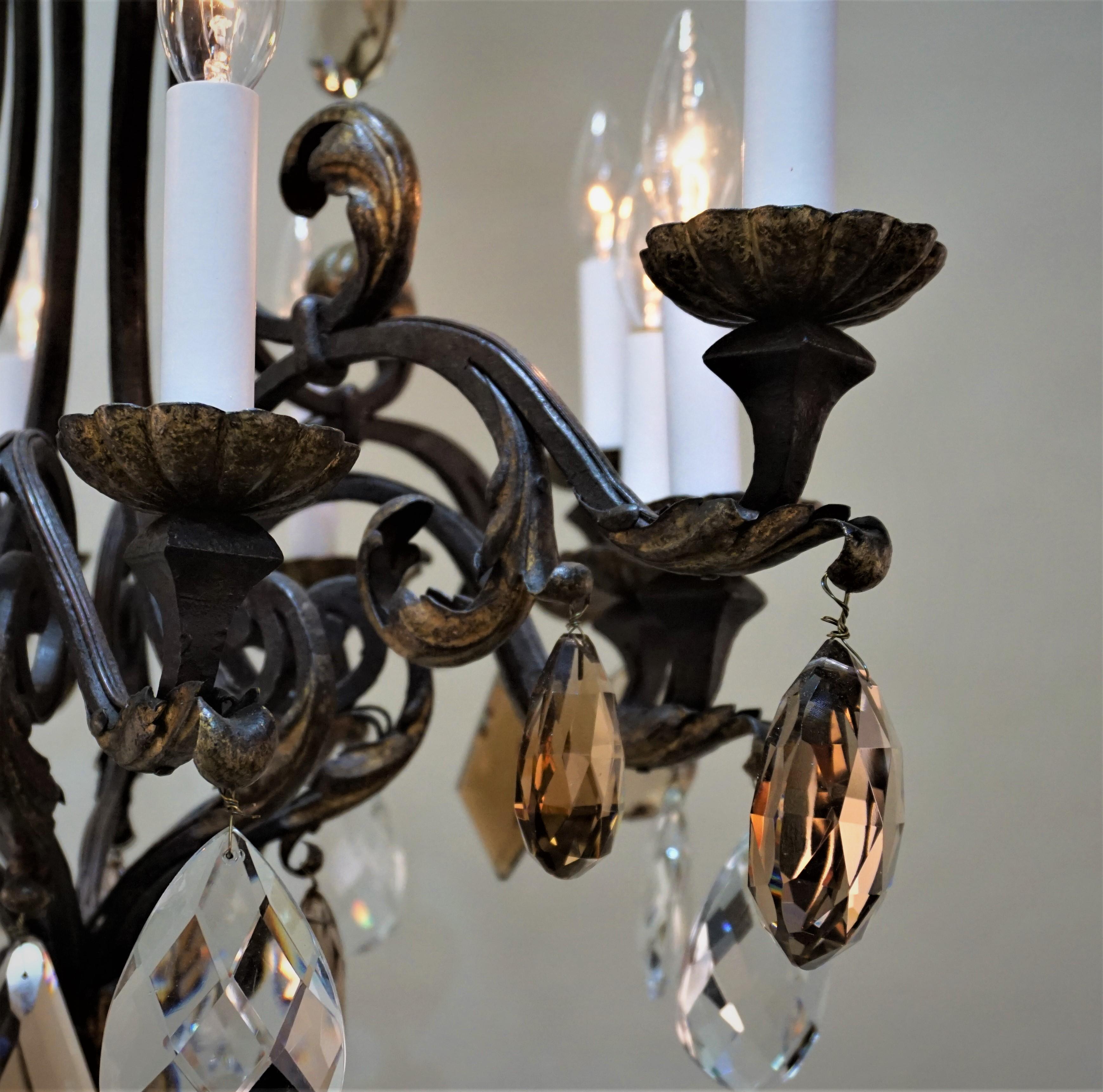 wrought iron chandeliers for sale