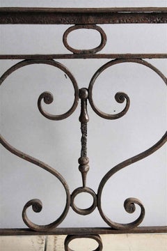 French Wrought Iron Balcony Grating