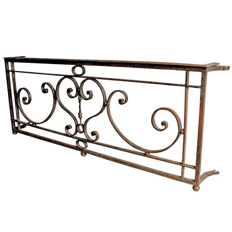 French Wrought Iron Balcony Grating