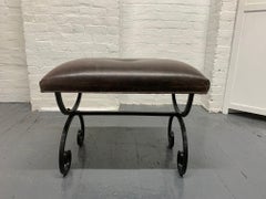 French Wrought Iron Bench