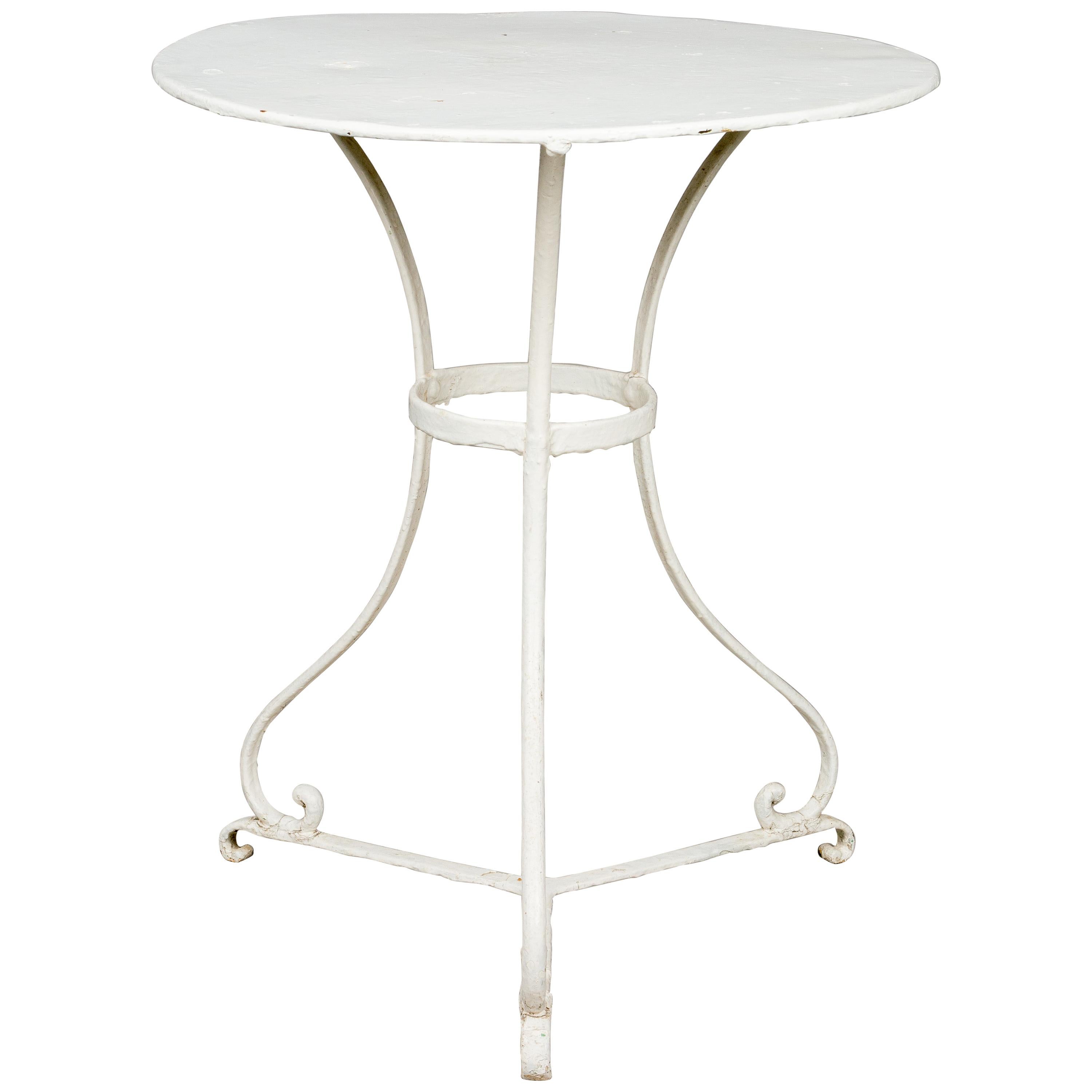 French Wrought Iron Bistro Table