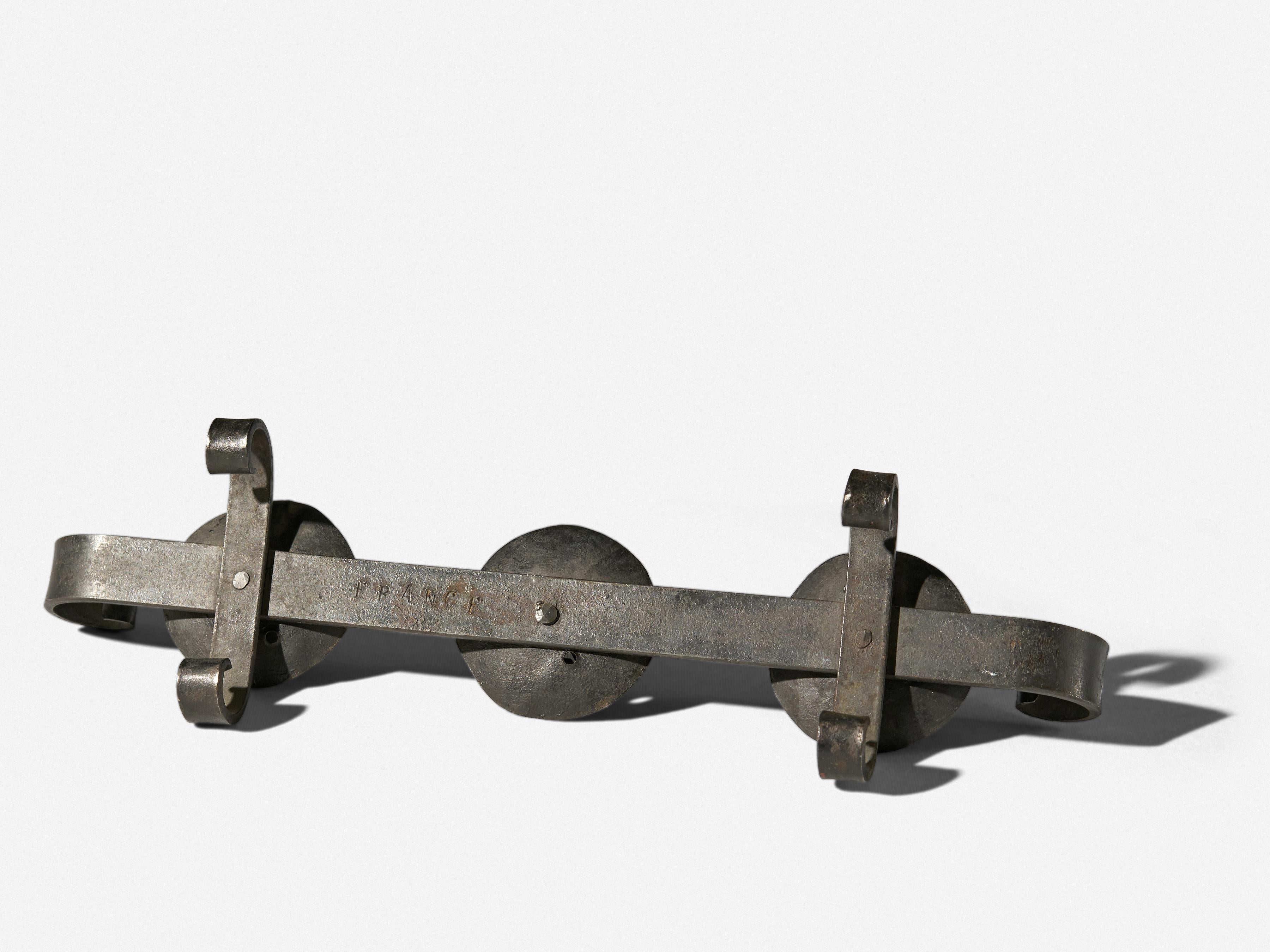 Forged candleholder signed 