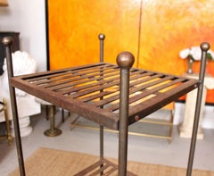 French Wrought Iron Étagère What Not Shelving Stand
