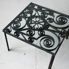 French Wrought Iron Forged Coffee Table