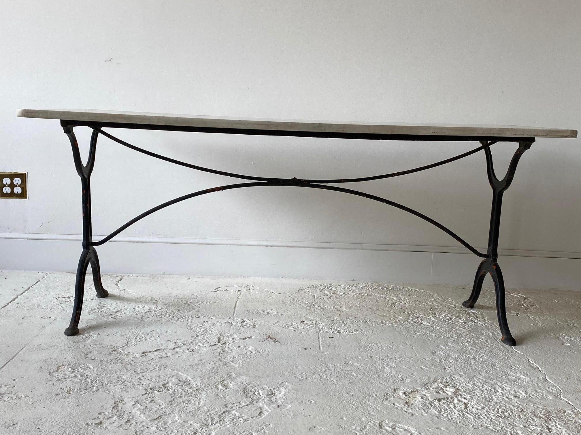 french wrought iron dining table