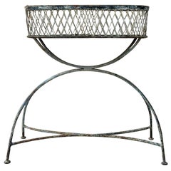 French Wrought Iron Jardinière or Planter, circa 1900