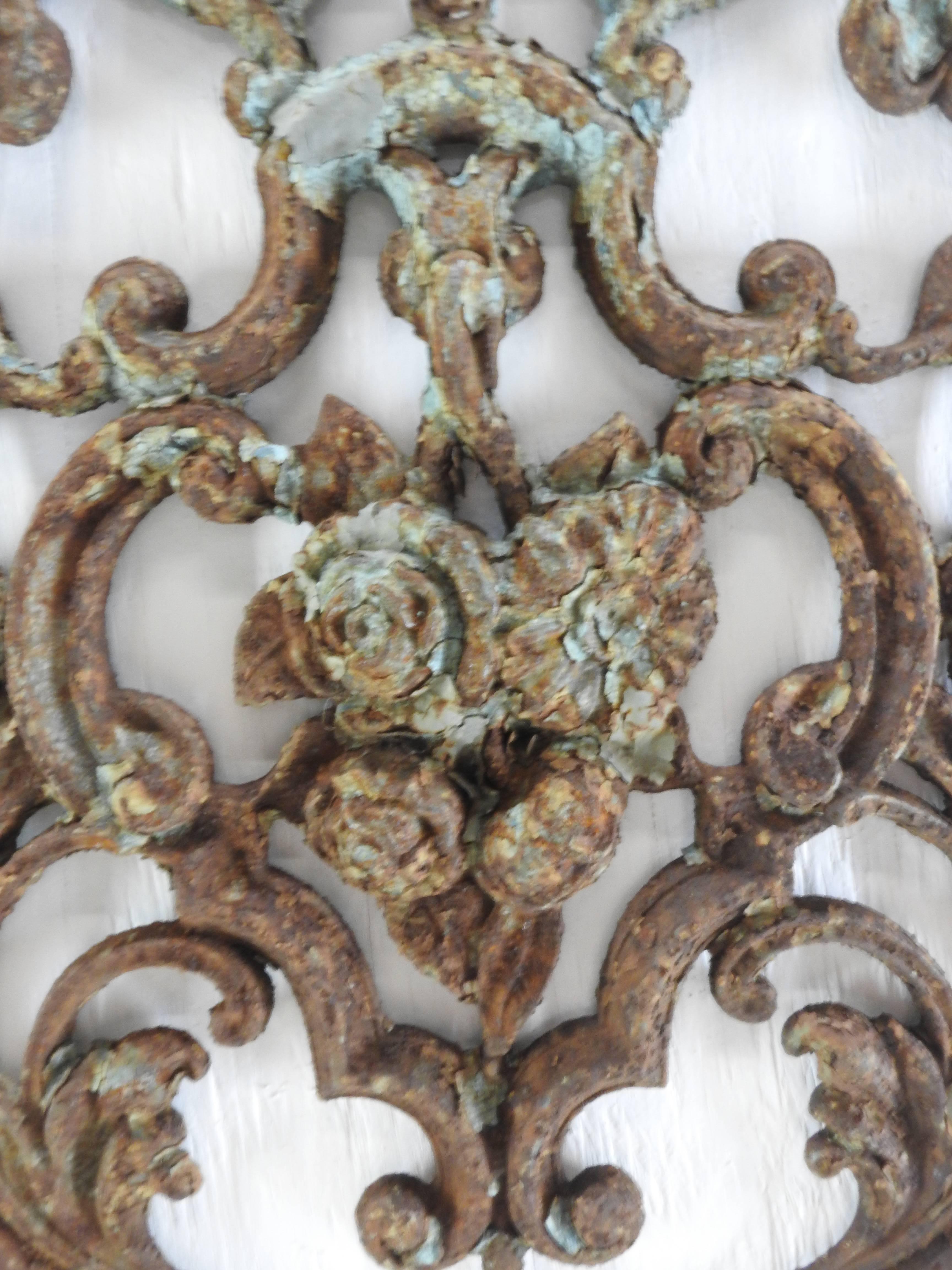 French Wrought Iron Panels, 19th Century For Sale 4
