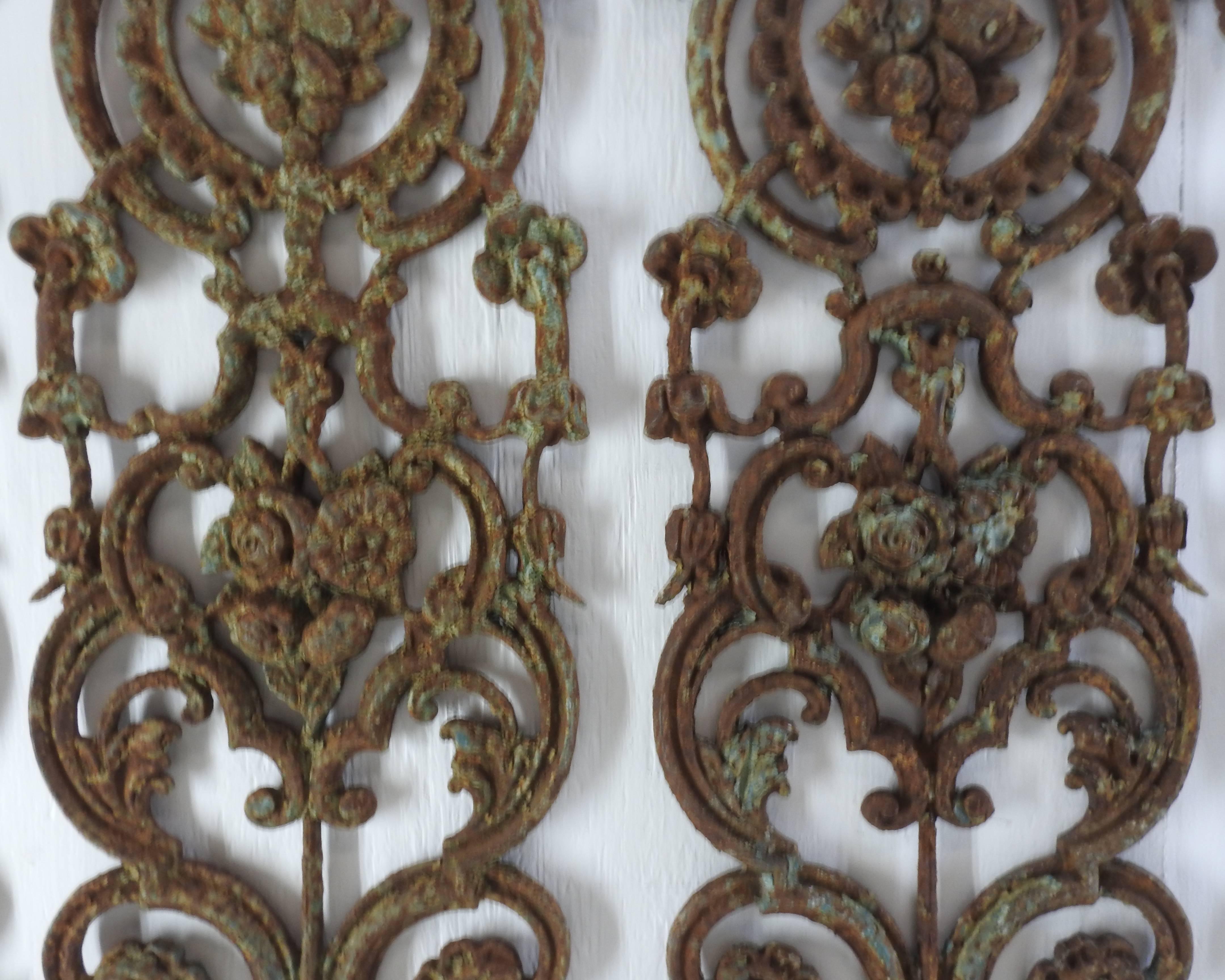 French Wrought Iron Panels, 19th Century For Sale 3
