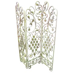 French Wrought Iron Screen