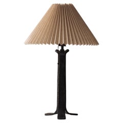 French wrought iron table lamp from the 1940s.