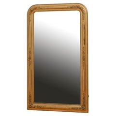 French XIXth Century Gilded Pier Mirror H155cm