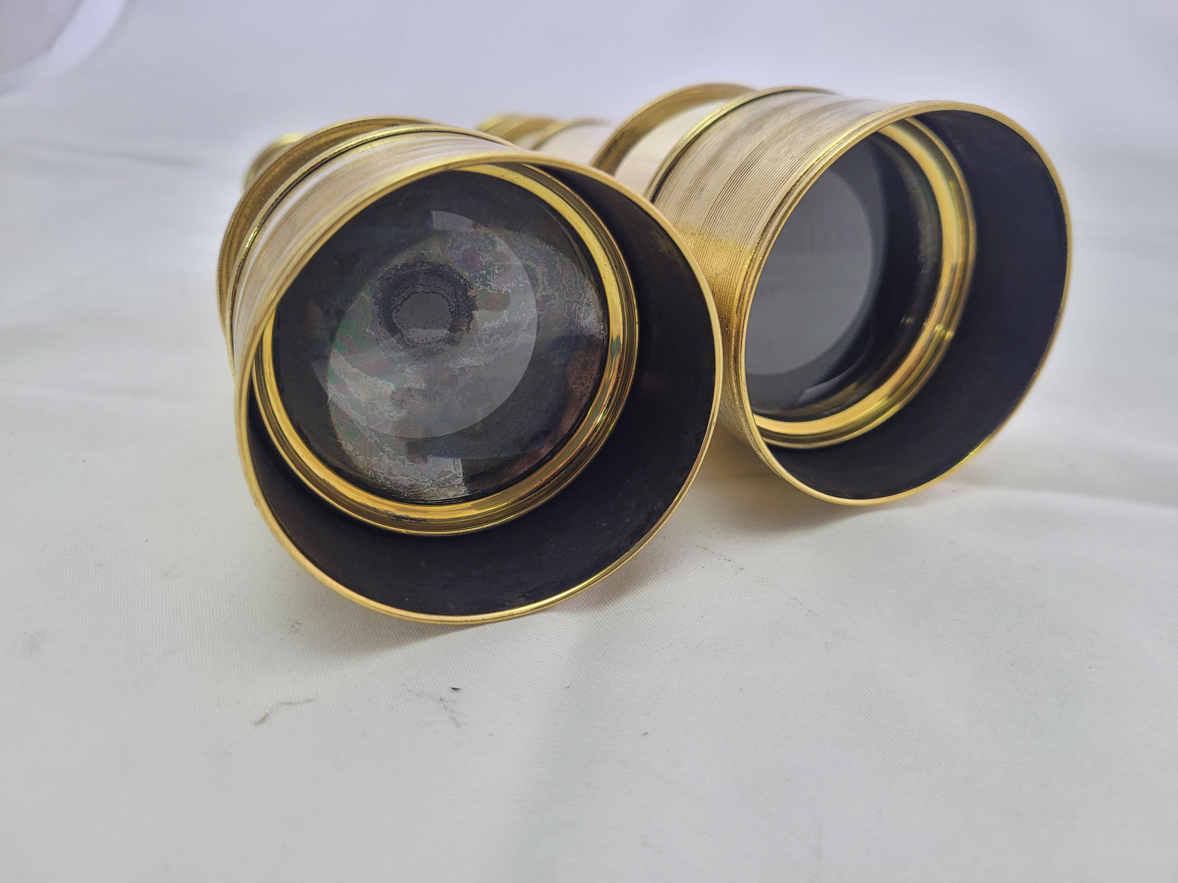 French Yachting Binoculars by Lemaire Fabt, Paris For Sale 2