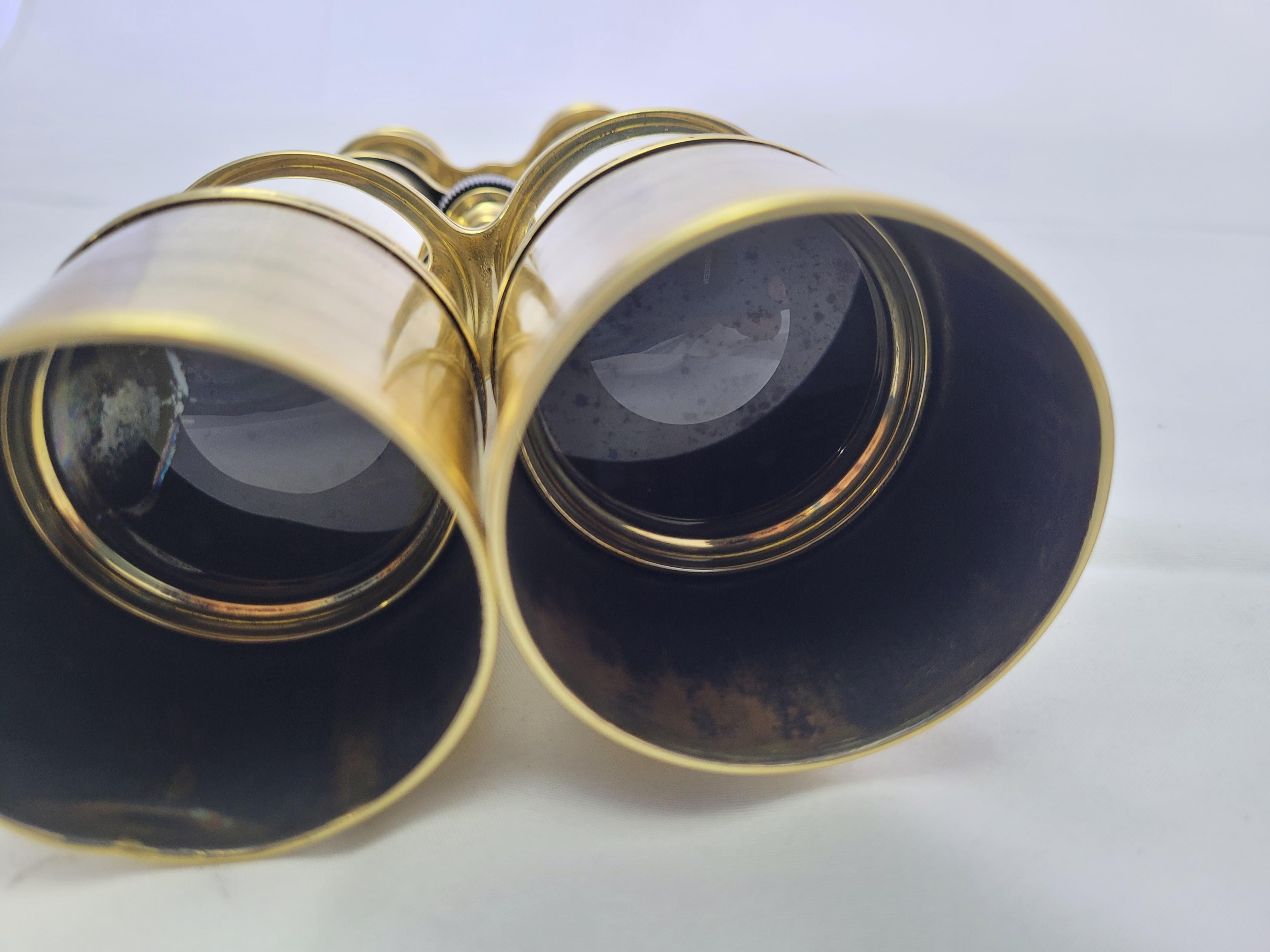 French Yachting Binoculars by Lemaire Fabt, Paris For Sale 4