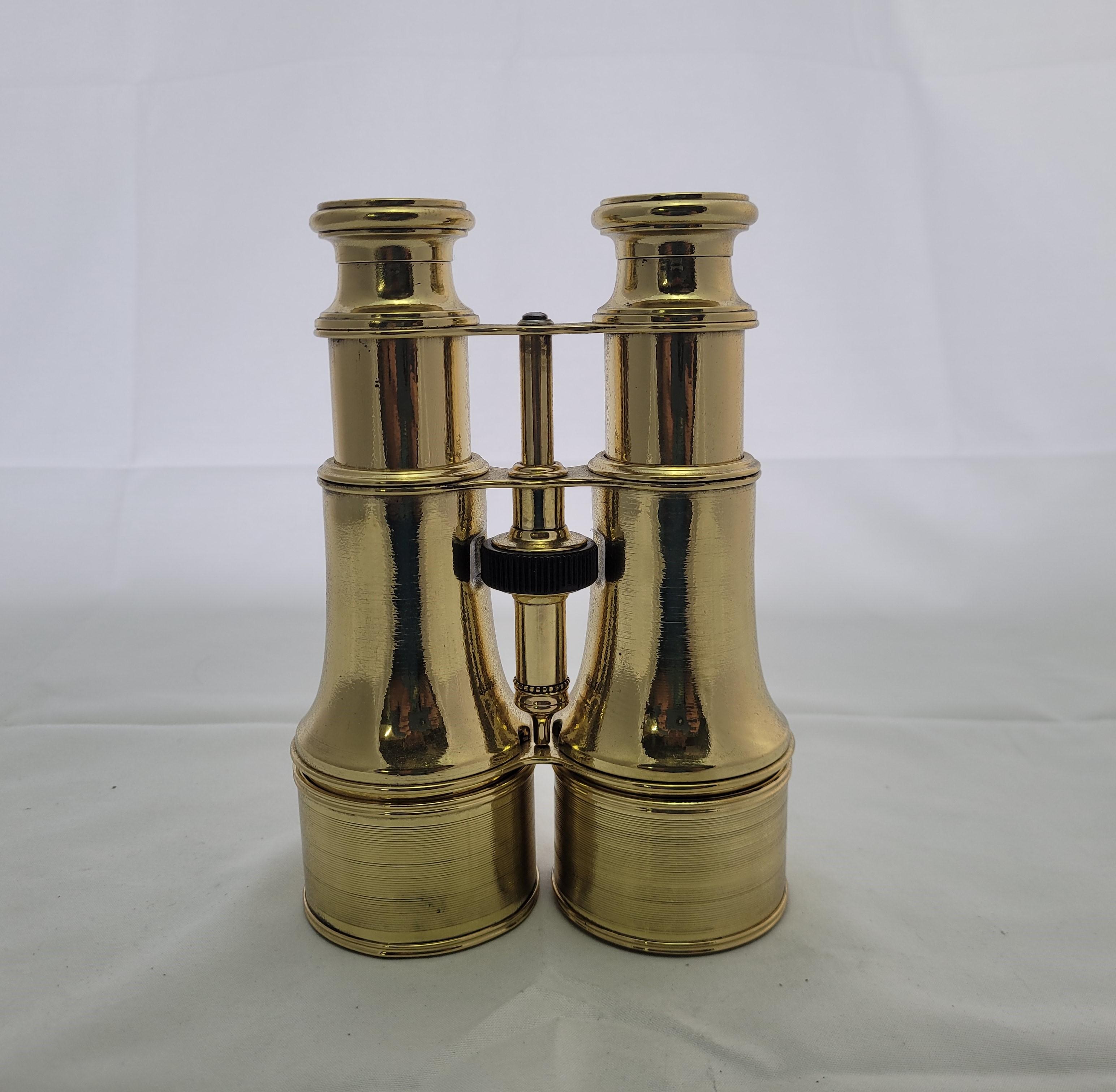 North American French Yachting Binoculars by Lemaire Fabt, Paris