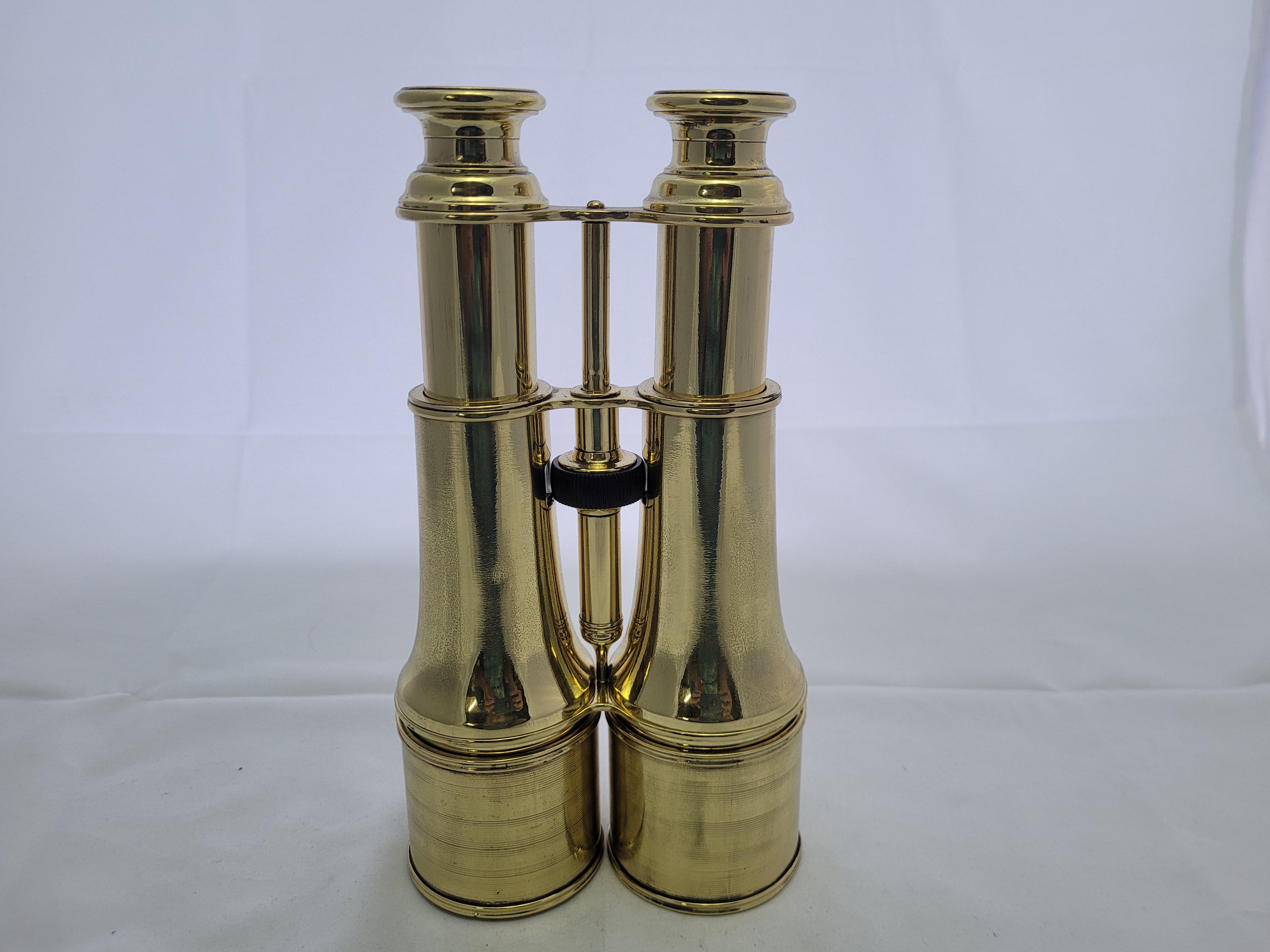 European French Yachting Binoculars by Lemaire Fabt, Paris For Sale