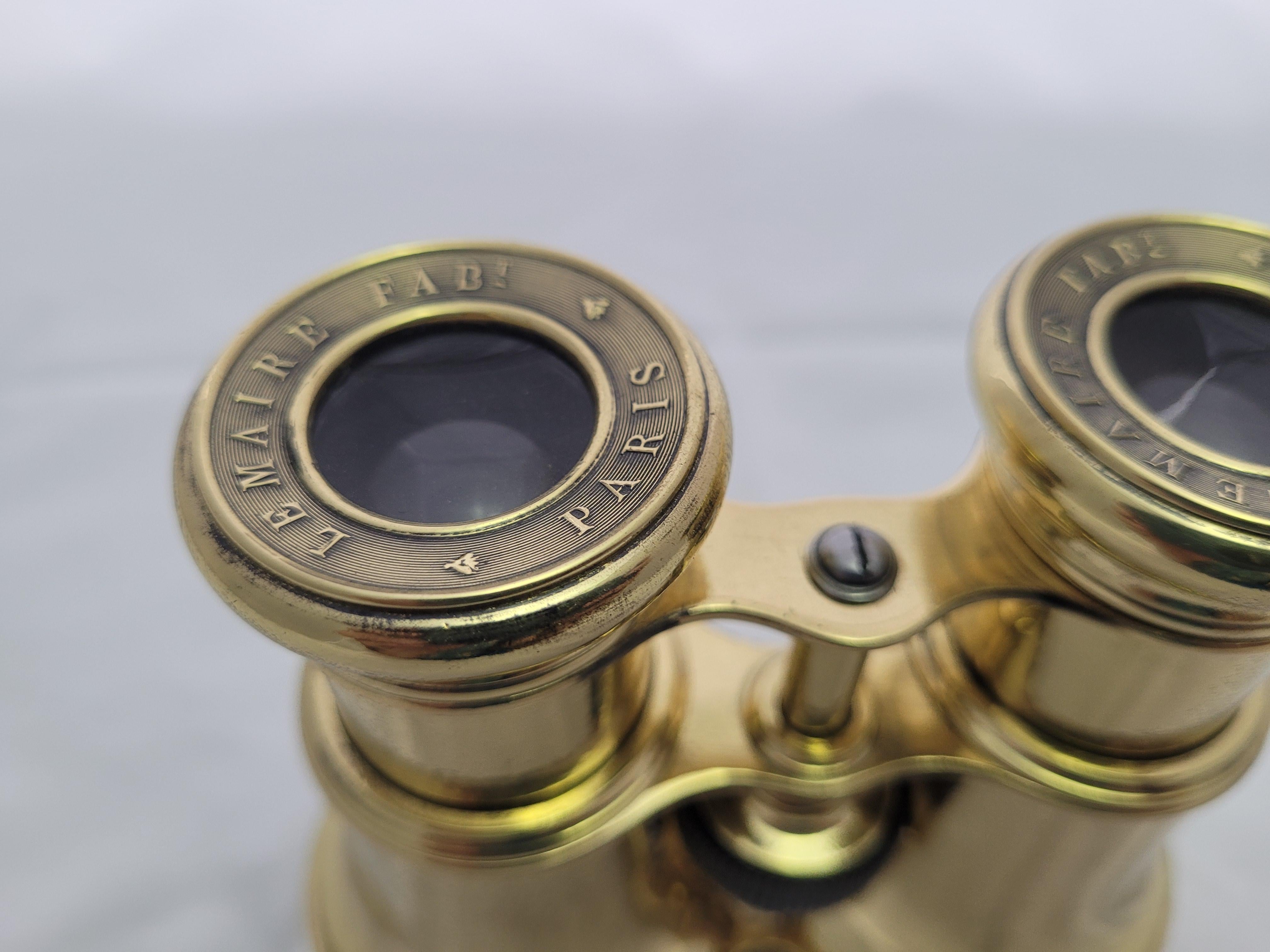 European French Yachting Binoculars by Lemaire Fabt. Paris For Sale