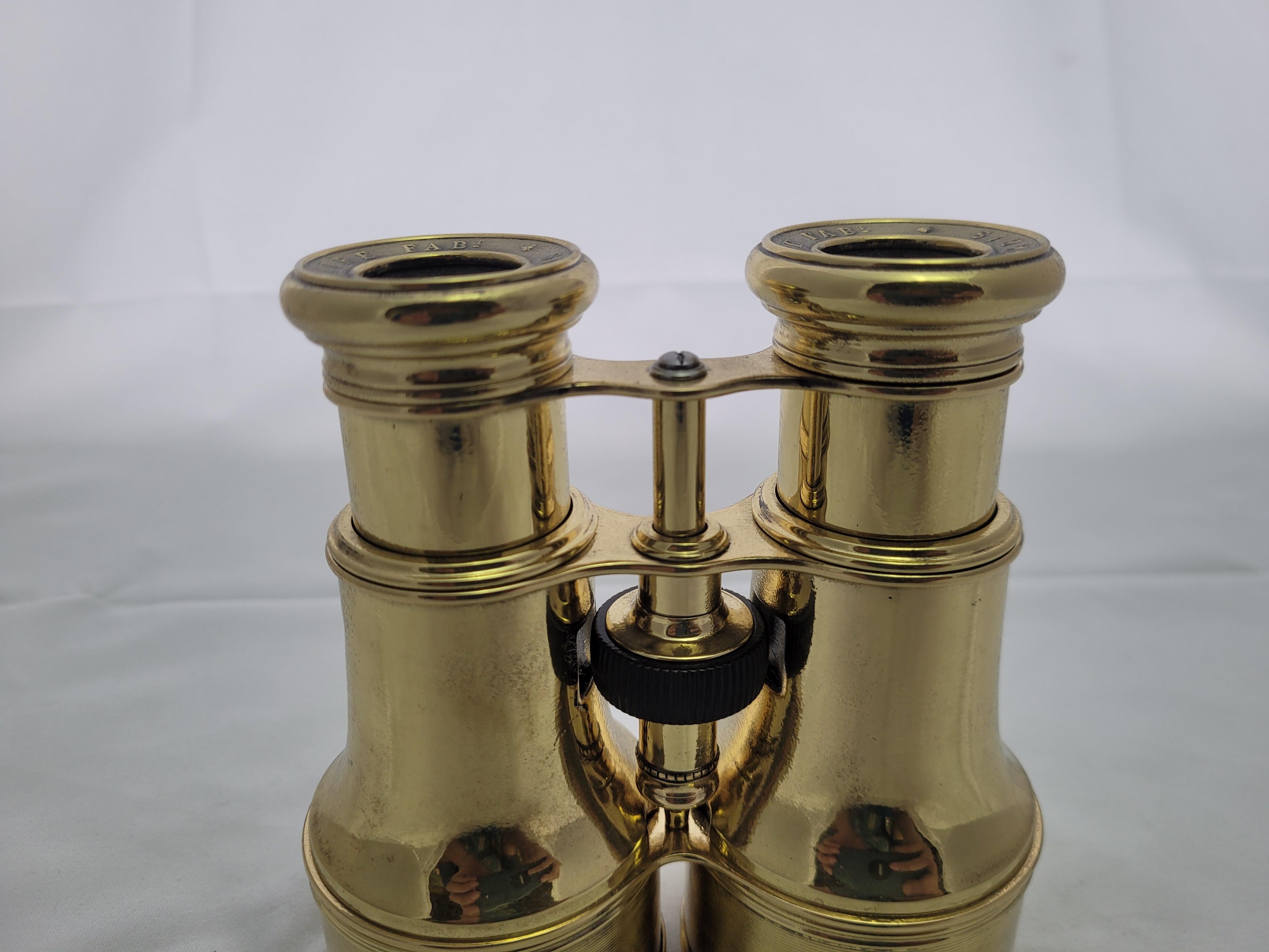 Mid-19th Century French Yachting Binoculars by Lemaire Fabt. Paris For Sale