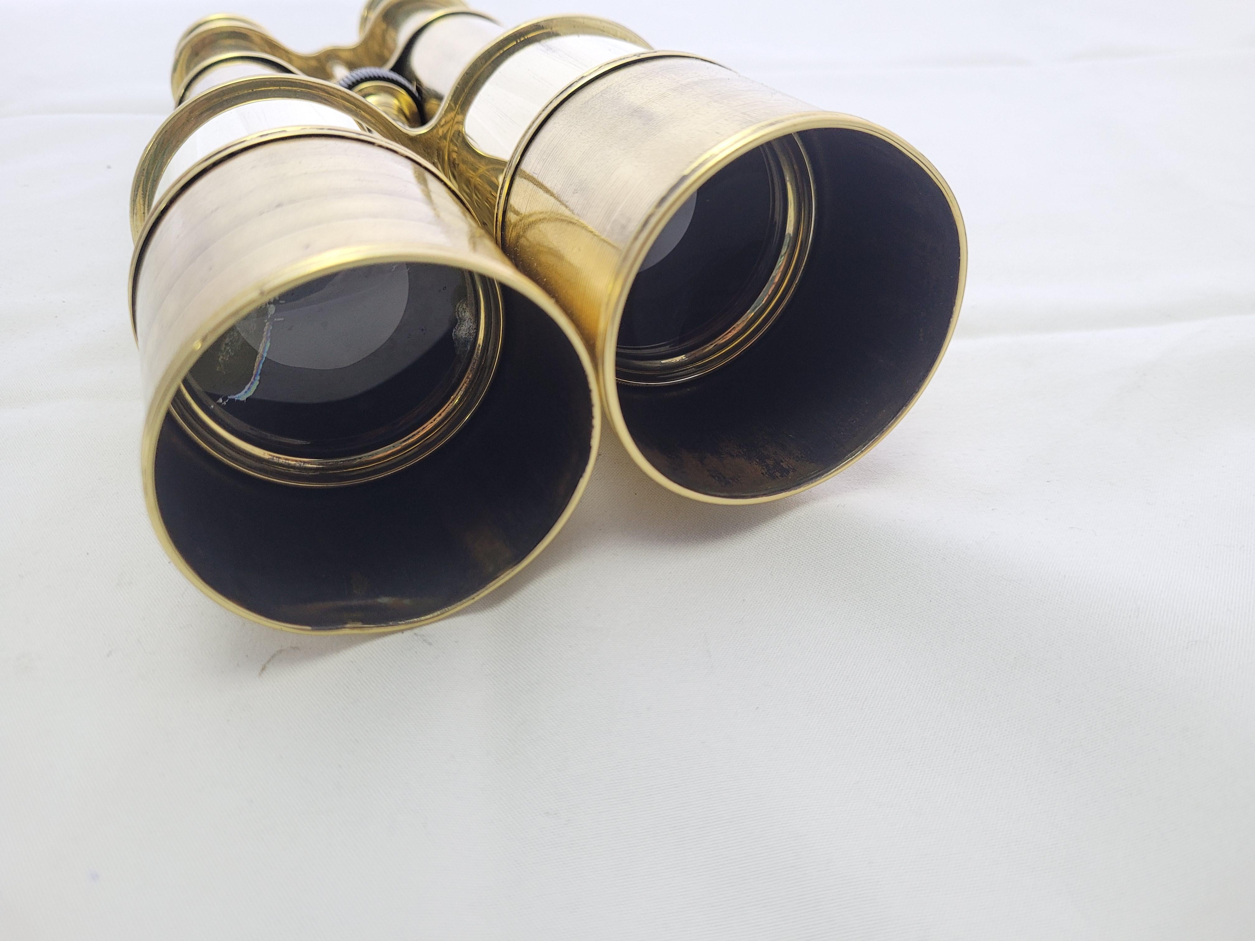 French Yachting Binoculars by Lemaire Fabt, Paris For Sale 3
