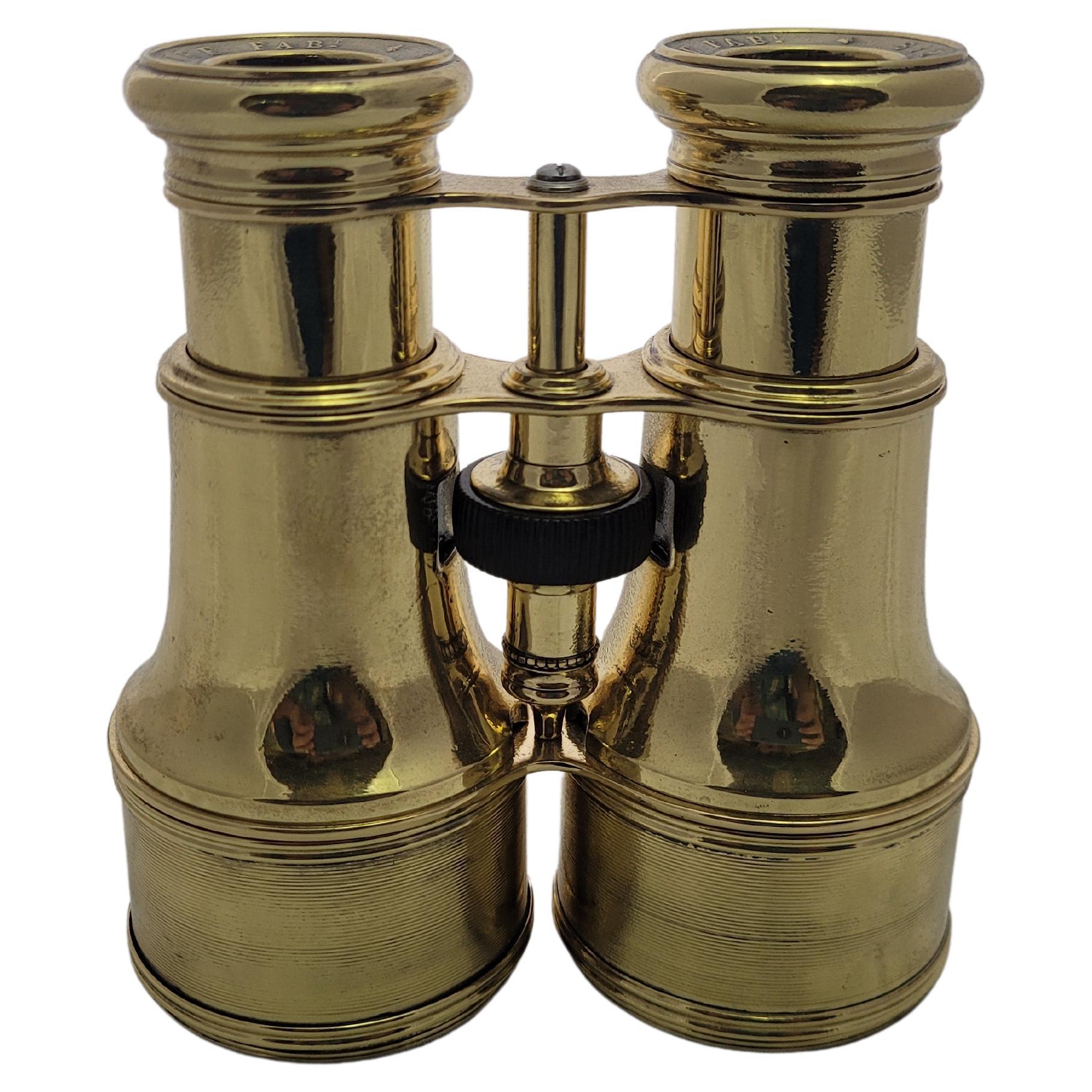 French Yachting Binoculars by Lemaire Fabt. Paris For Sale