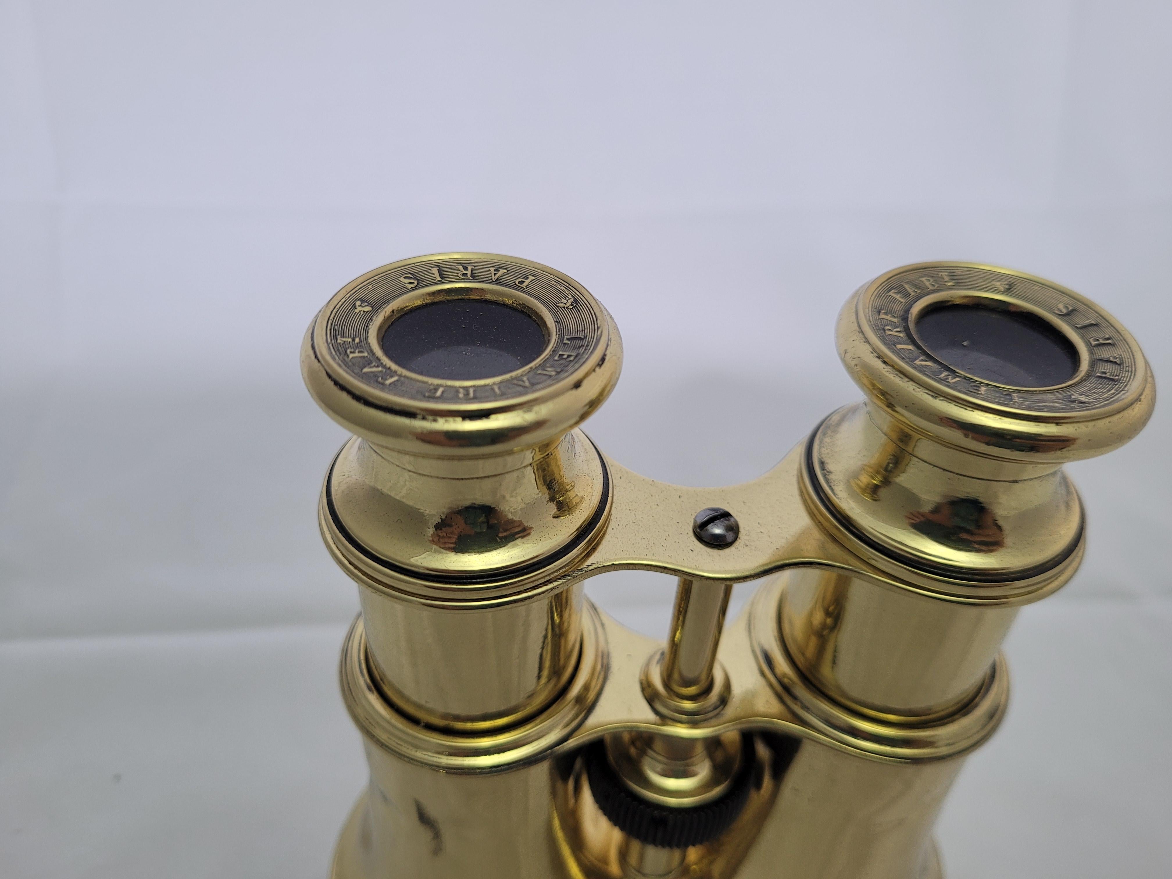 French Yachting Binoculars by Lemaire Fabt, Paris TEL004 In Good Condition In Norwell, MA