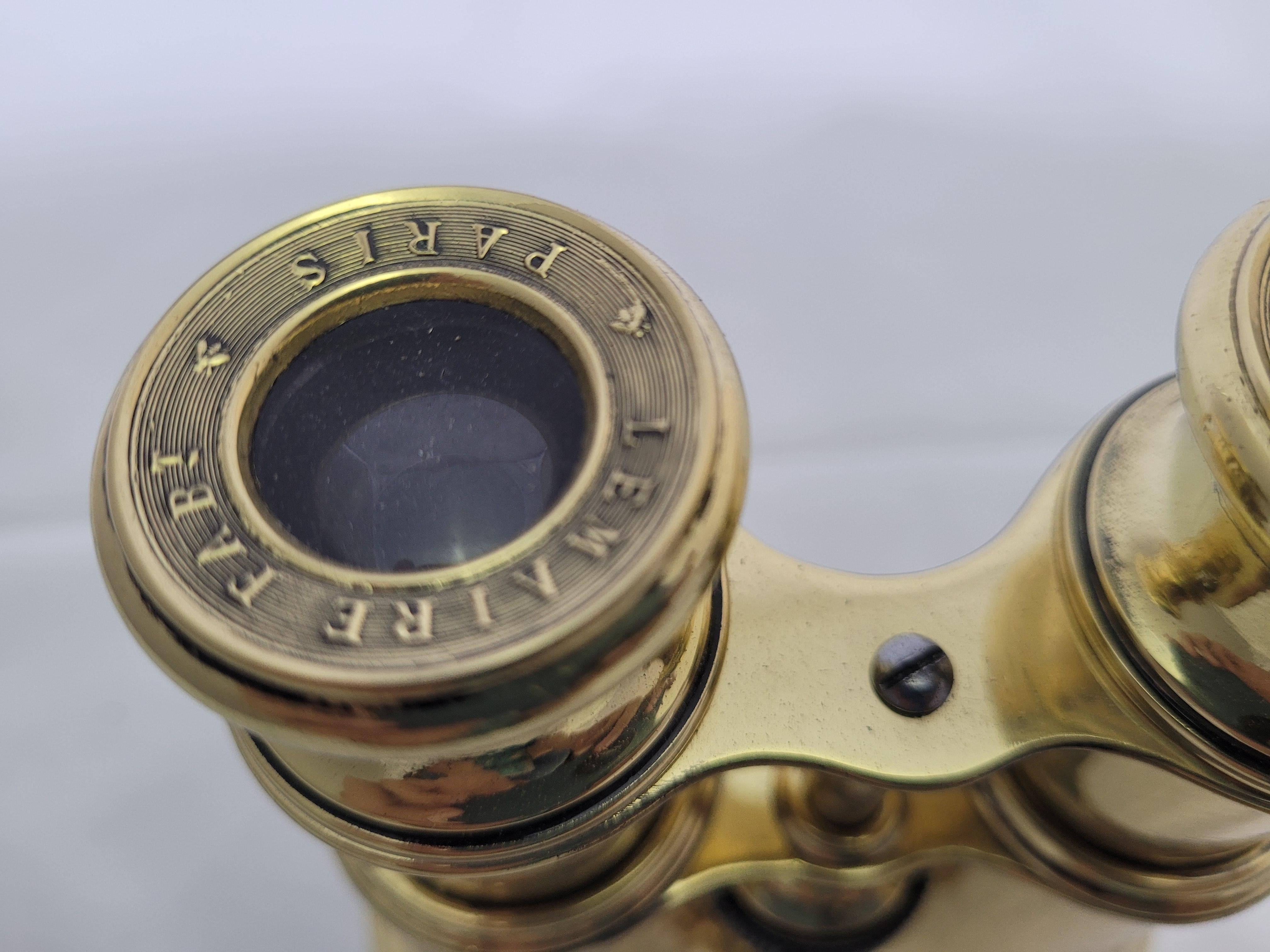 Brass French Yachting Binoculars by Lemaire Fabt, Paris TEL004