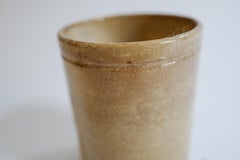 19. Jahrhundert Französisch Provincial Gelb glasiert Confit Topf - Steingut