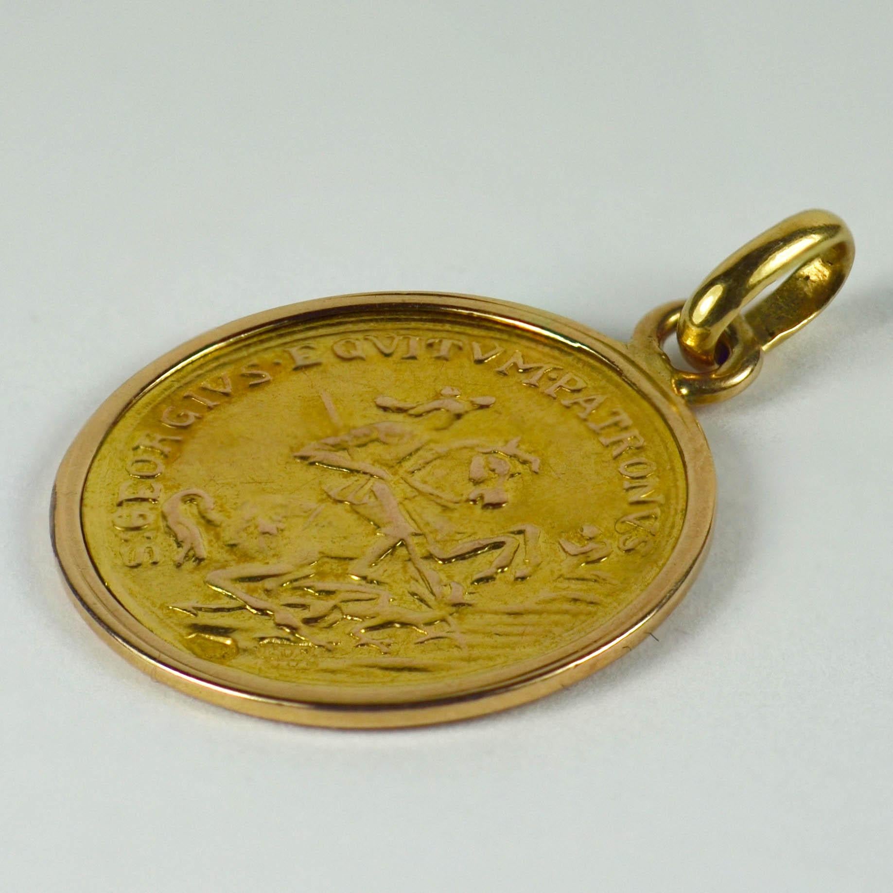 s georgivs eqvitvm patronvs gold