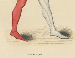 French Youth in Traditional Medieval Attire, 1847