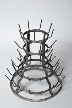 French Zinc Bottle Dryer, circa 1900