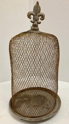 Copri candela e vassoio in zinco francese #2