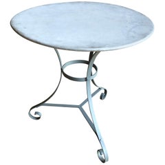 French Zinc Top Bistro Table