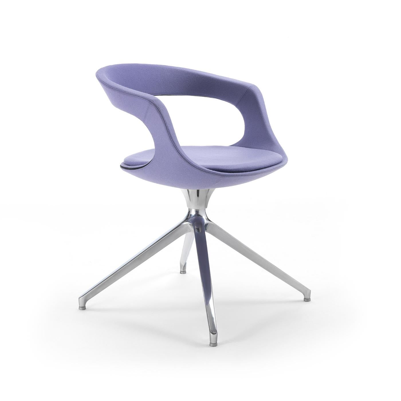 Niedriger Trestle-Stuhl mit niedriger Rückenlehne von Stefano Bigi von Stefano Bigi (Moderne) im Angebot